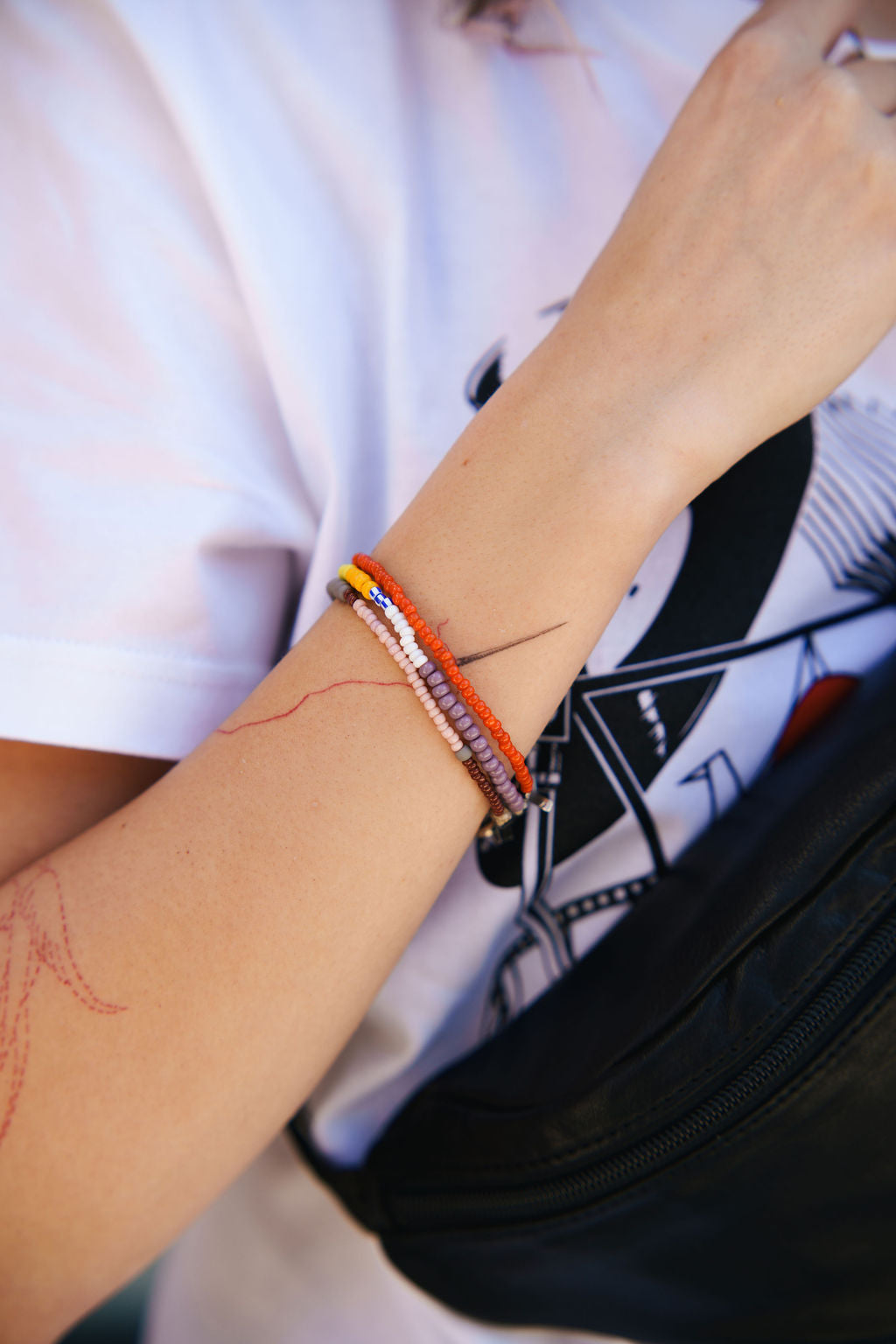 North Works Multicolor Beaded Bracelet