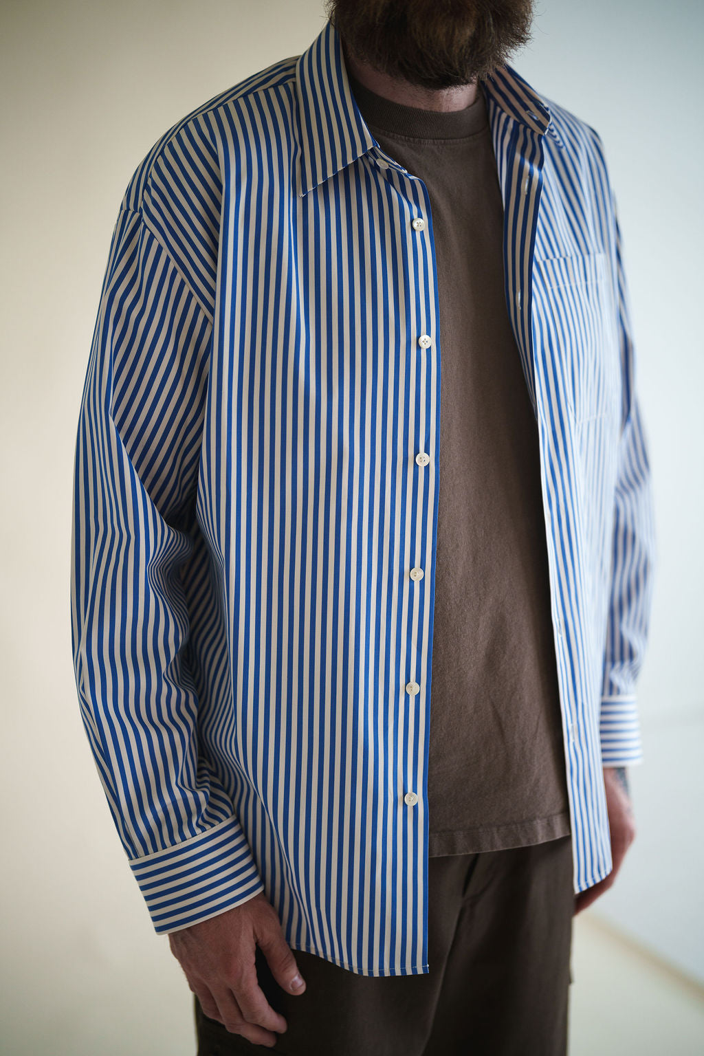 Mark The Tailor Statler Shirt Blue Bengal Stripe / S