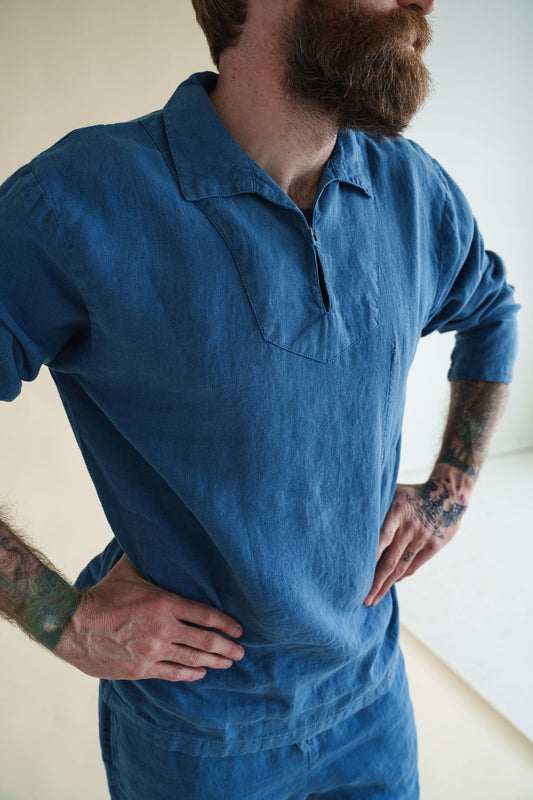 Armor Lux Heritage Linen Peacoat