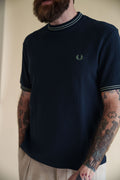 Fred Perry Ribbed Jersey T-Shirt