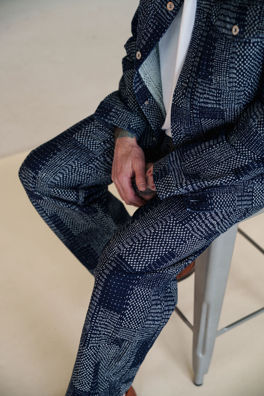 Hansen Robby Wide Cut Denim Jean Trousers