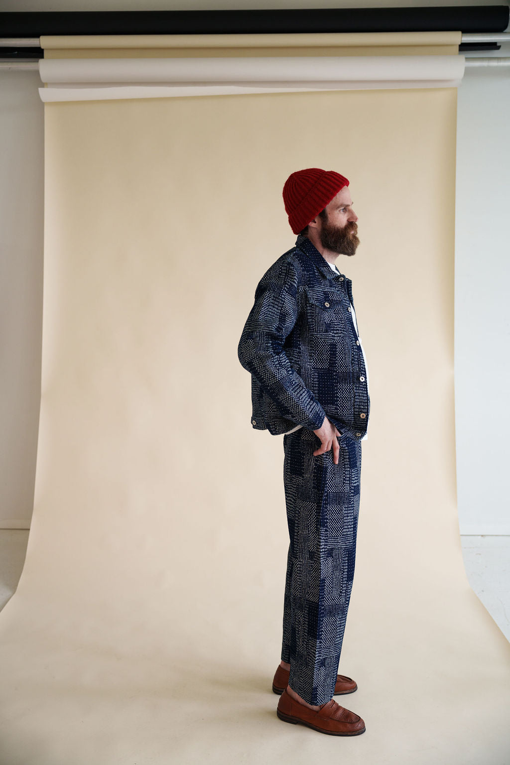 Hansen Robby Wide Cut Denim Jean Trousers