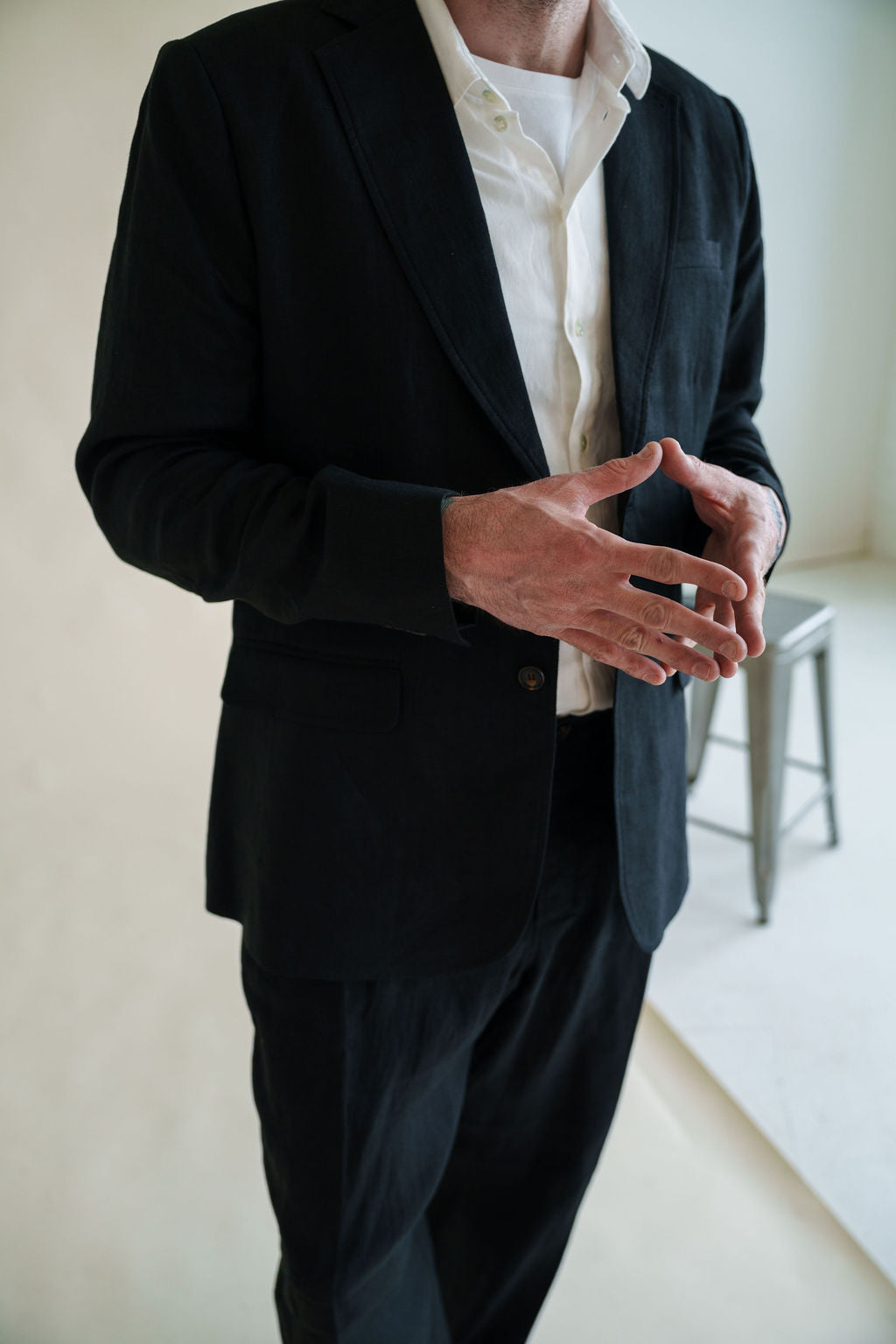 Hansen Chris Classic Two Button Blazer
