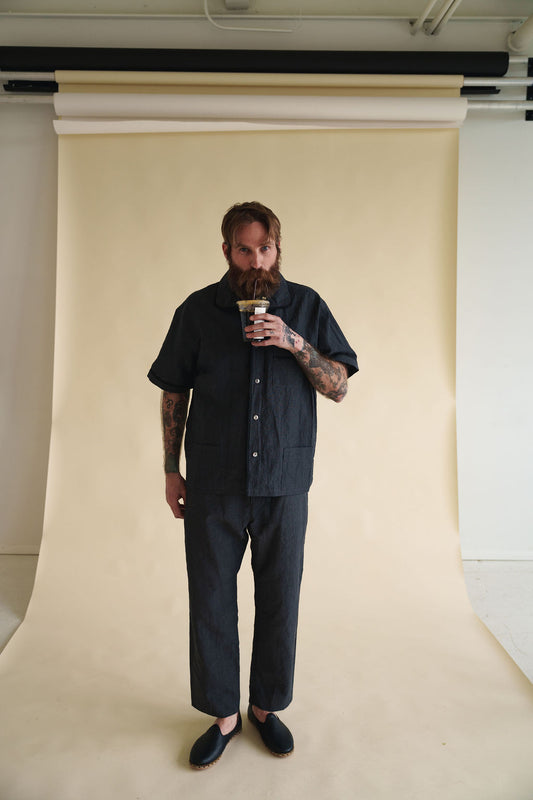 Fujito Short Sleeve Pajama Shirt