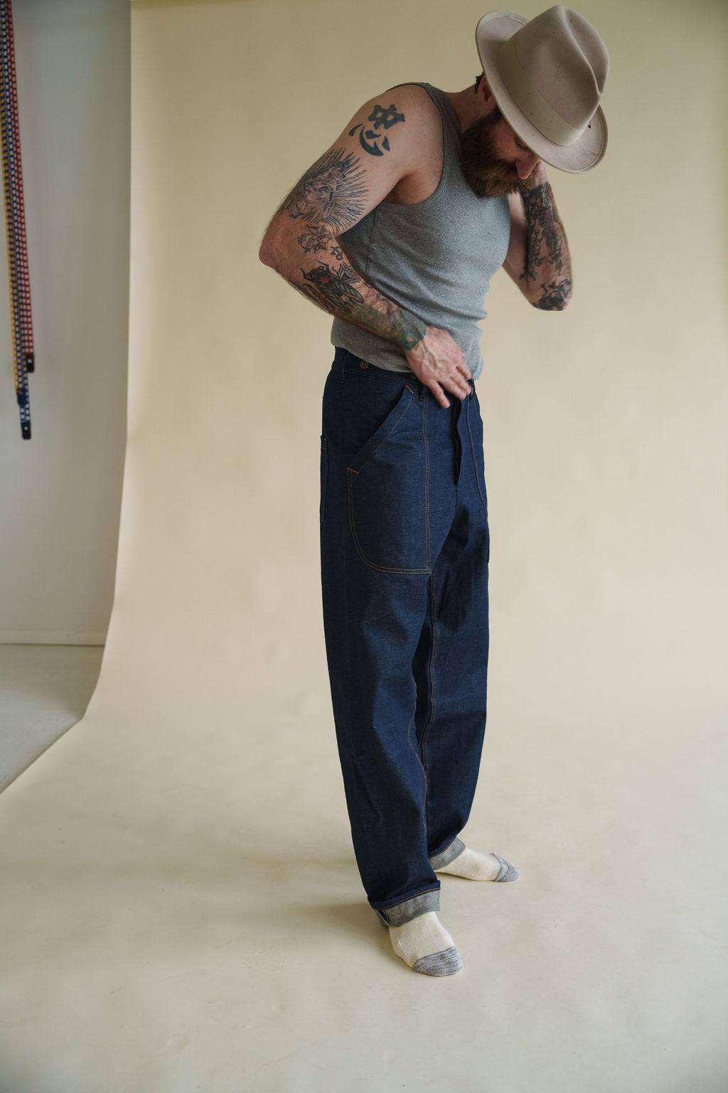 Fleurs de Bagne Cargo Selvedge Denim