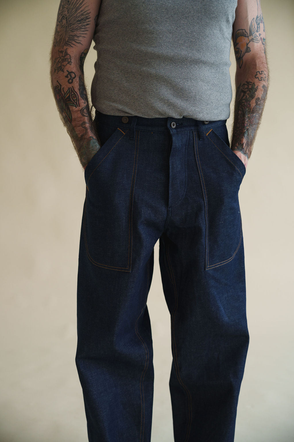 Fleurs de Bagne Cargo Selvedge Denim