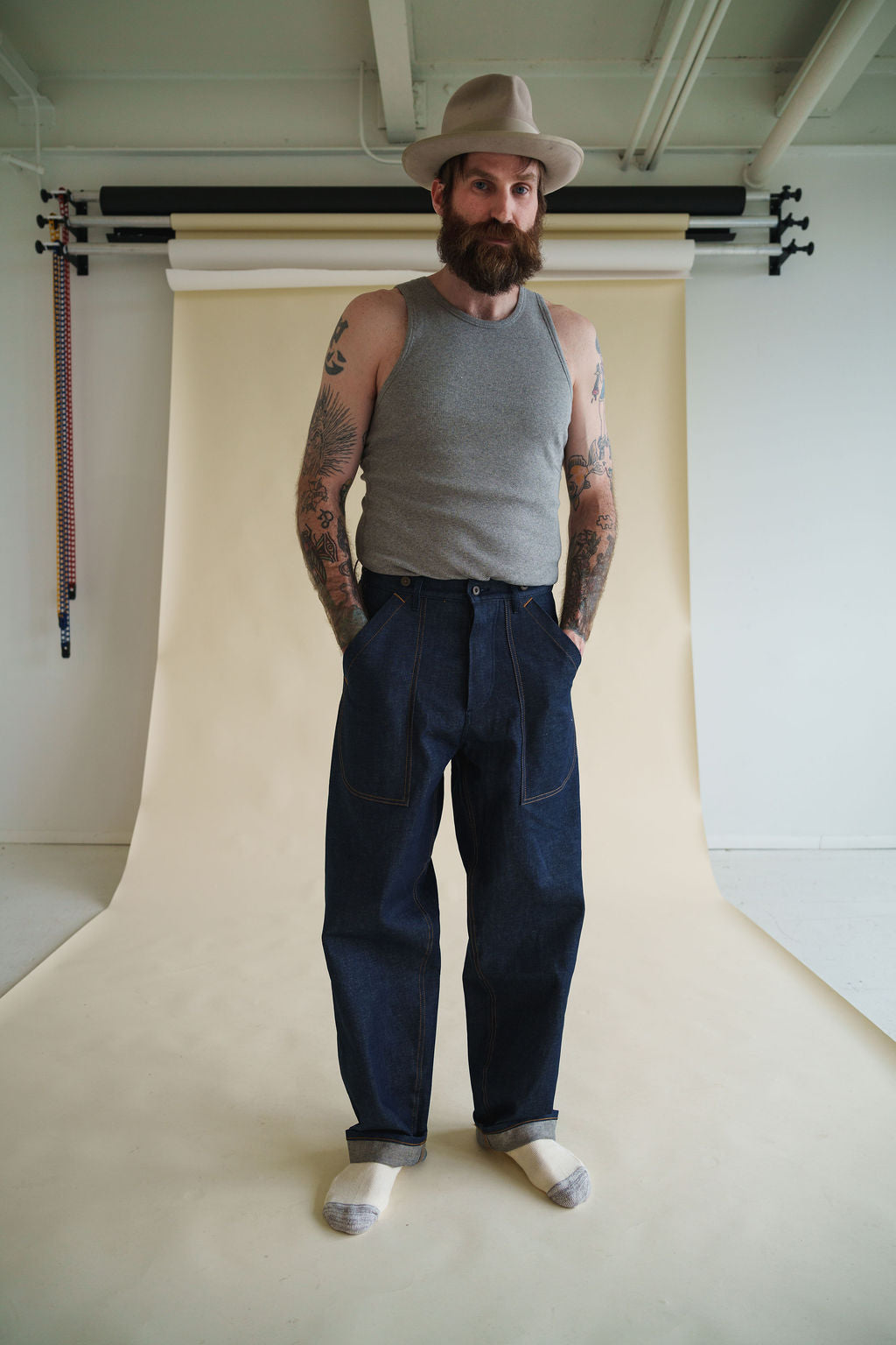 Fleurs de Bagne Cargo Selvedge Denim