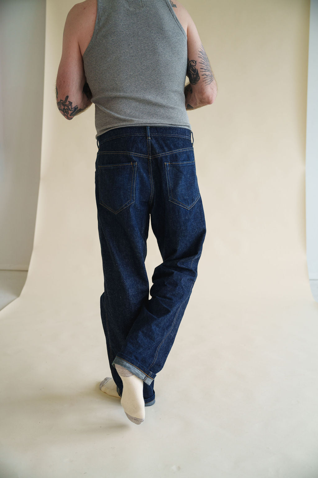 Hansen Dean Straight Cut Denim Trousers