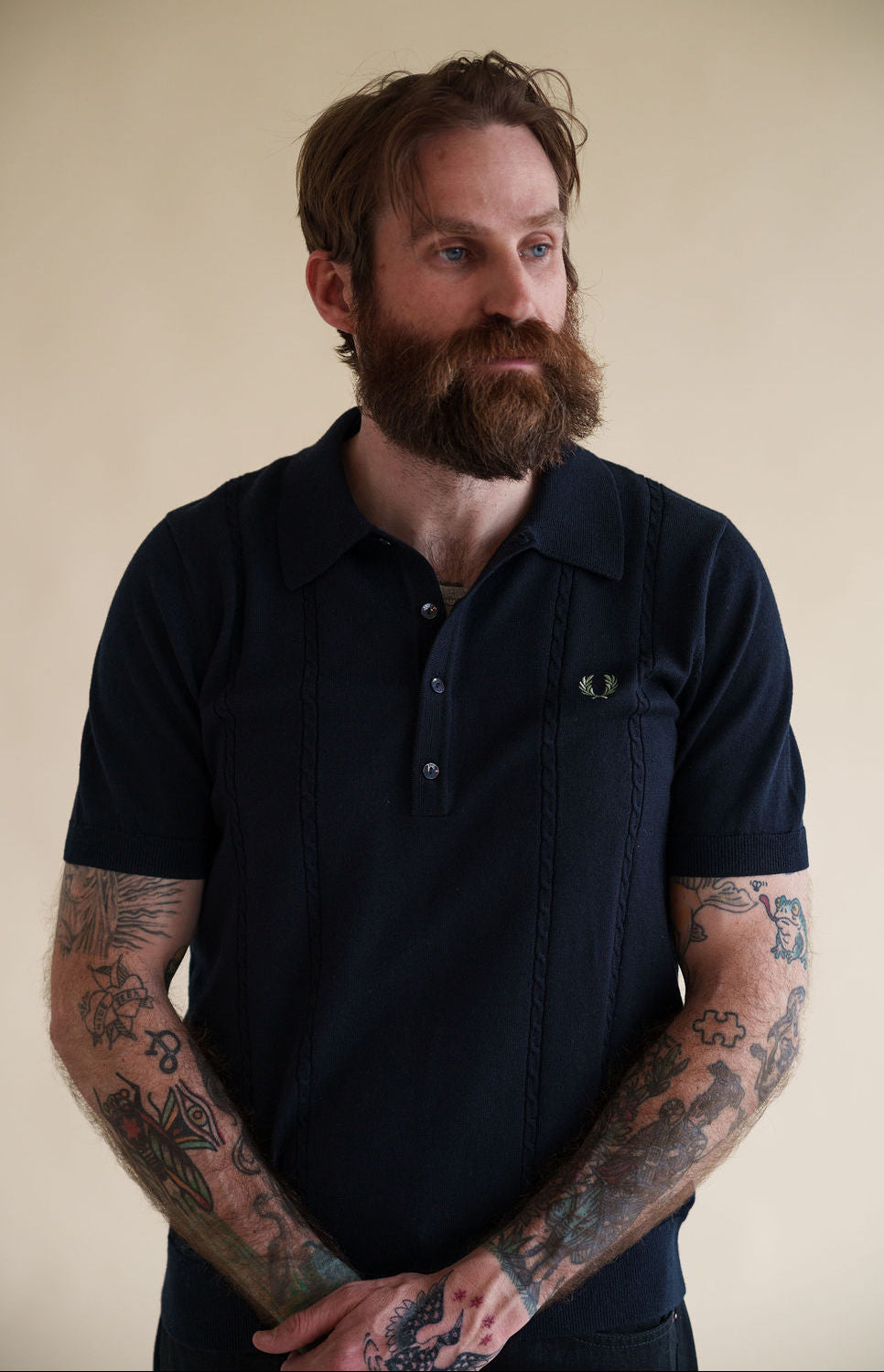 Fred Perry Cable Knitted Shirt