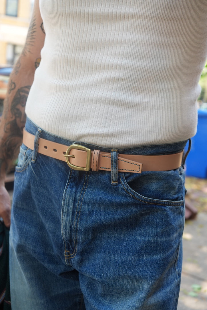 omotodenim Cowhide Leather Belt