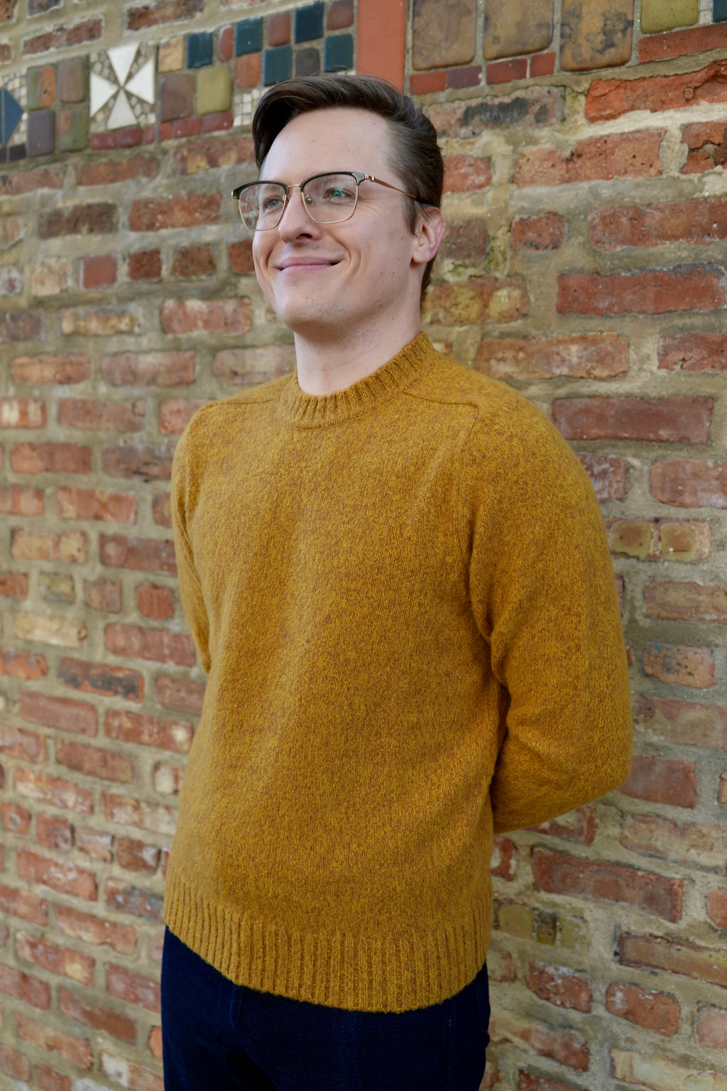 McGeorge of Scotland Saddle Shoulder Crewneck