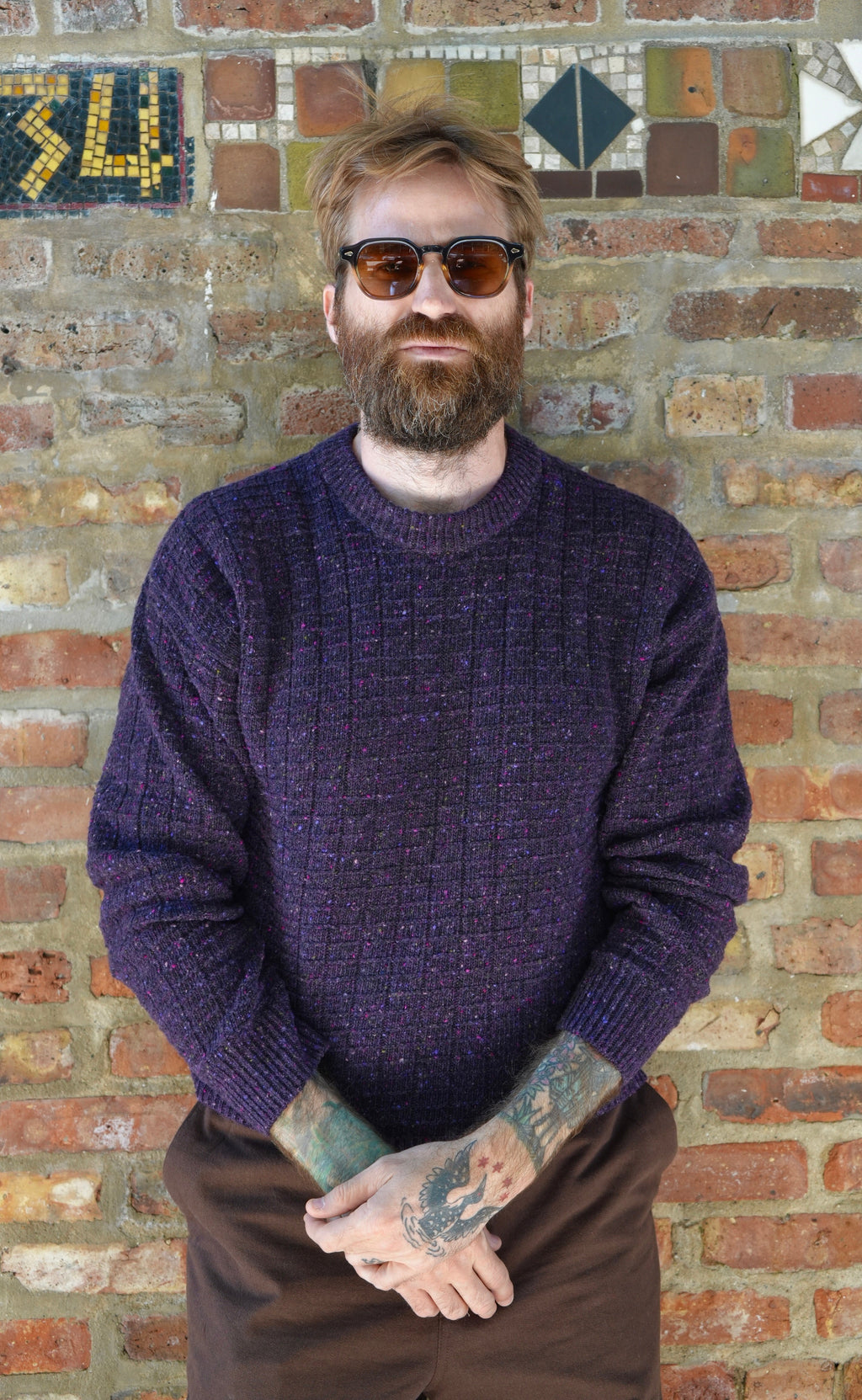 Norse Projects Hirtshals Donegal Square Sweater