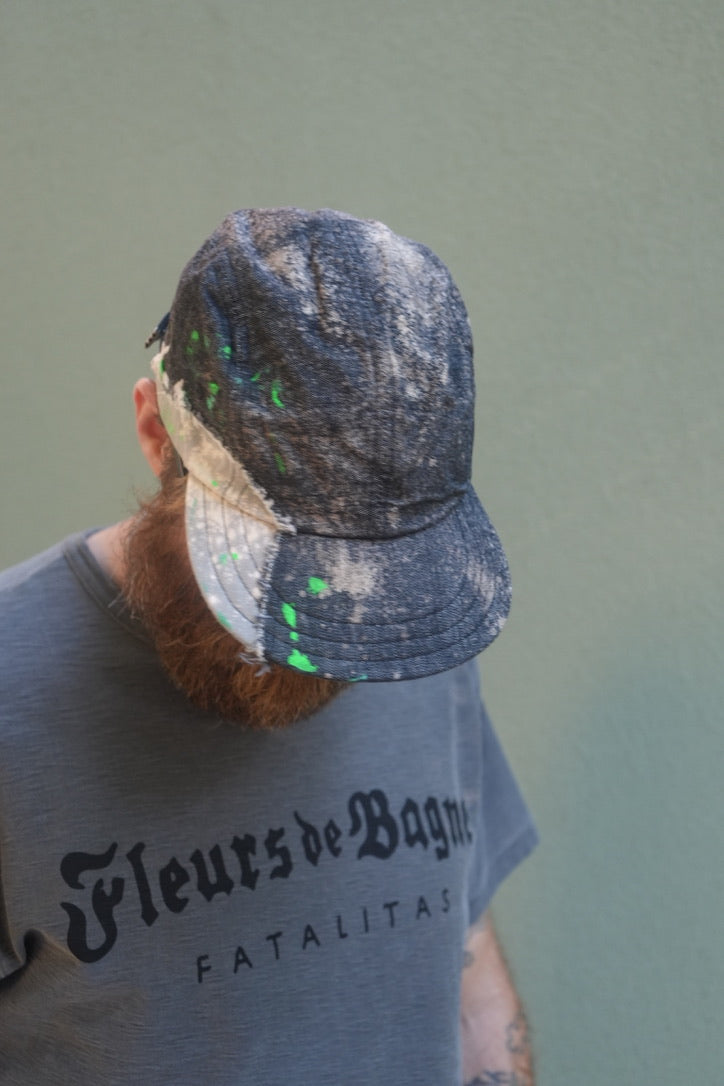 DECHO Bleach & Crash Denim Fishing Cap
