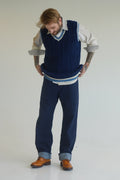 omotodenim 0821 Ori-zashi Sashiko loose fit denim
