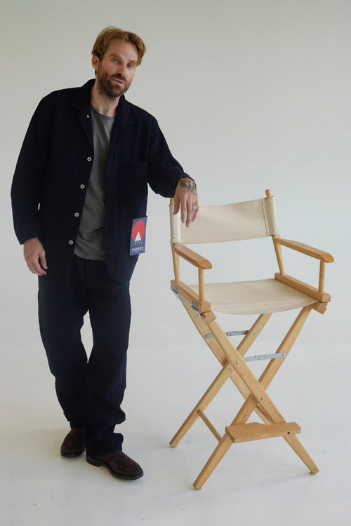 Hansen "Gary" Indigo Workwear Blazer