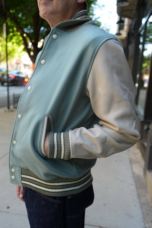 Dehen Wool Varsity Jacket