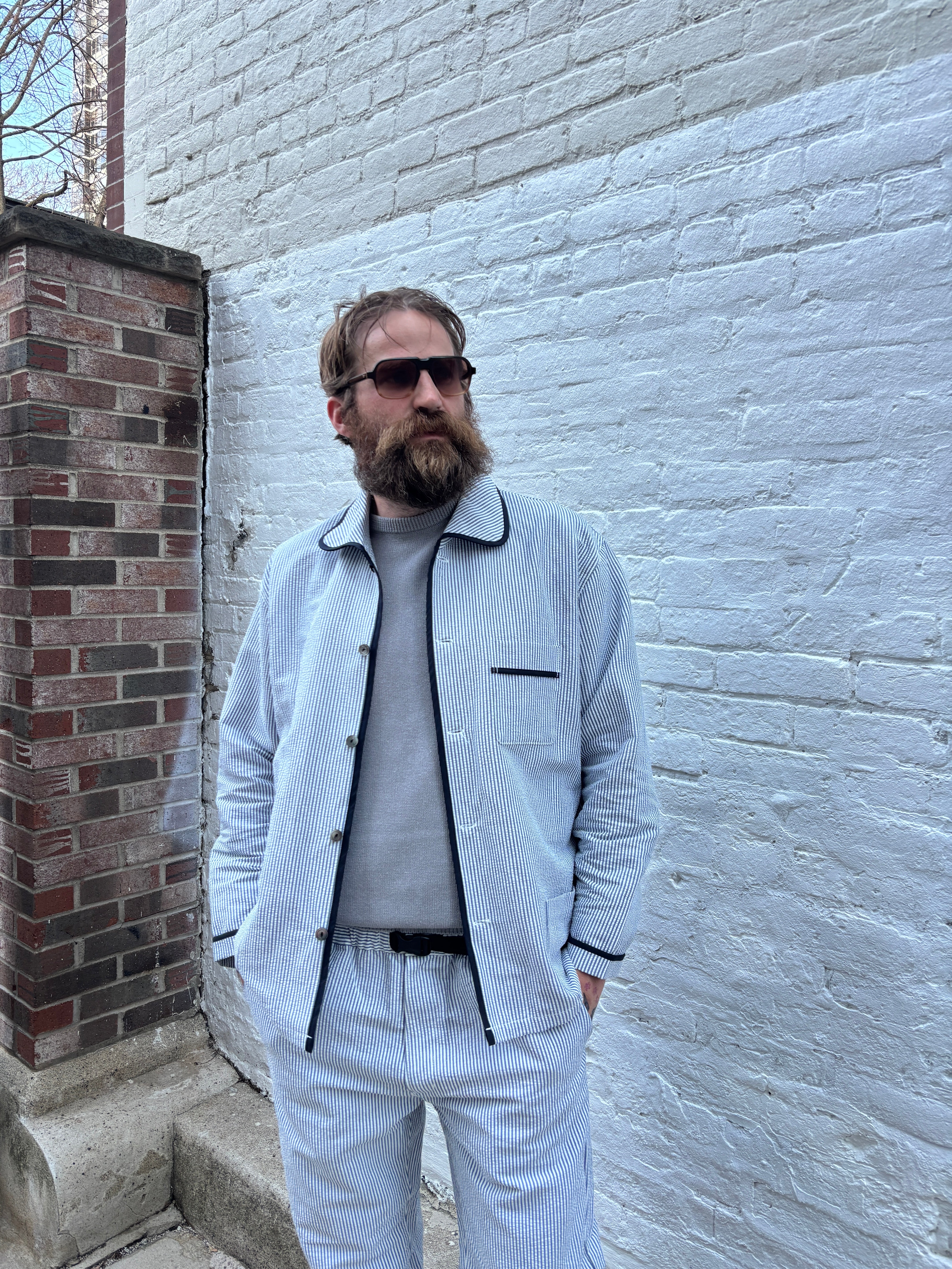 トップス 1970's vintage French Pajamas Shirt Fujito Long Sleeve Pajama Shirt – Ford General
