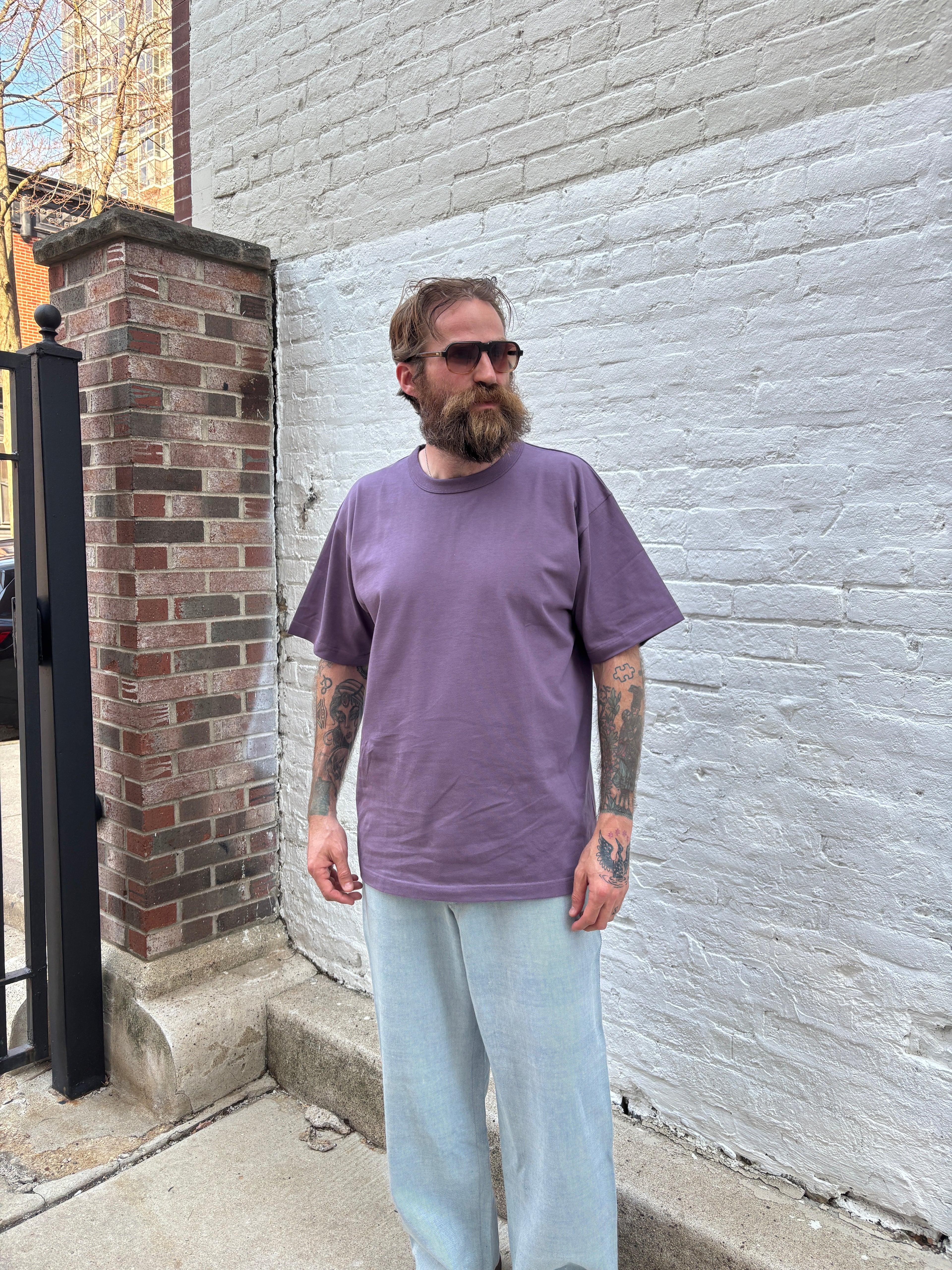 Norse Projects Snekkersten Organic Arch Print T-Shirt