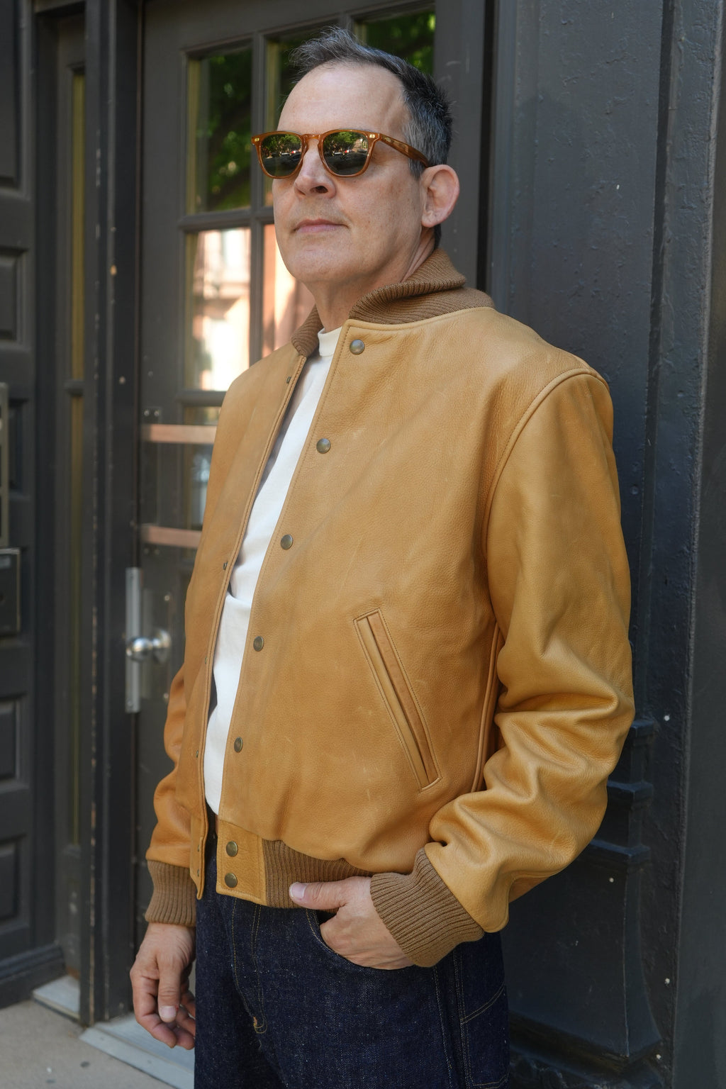 Dehen All City Leather Jacket