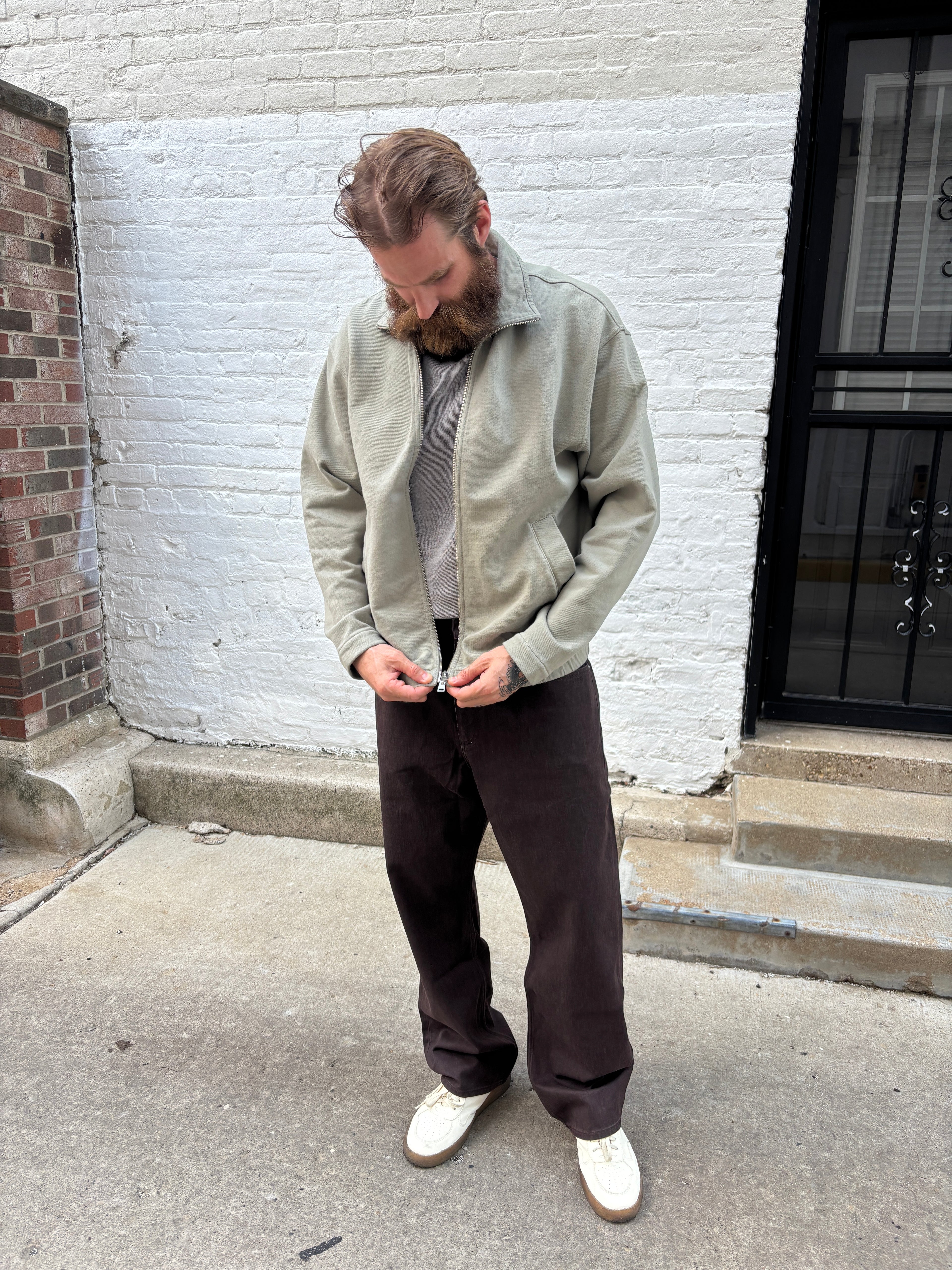 Norse Projects Hornidal Relaxed Organic Loopback Track Jacket