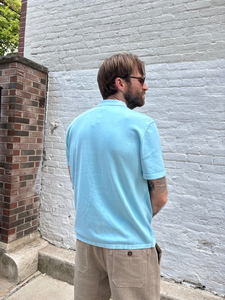 Umber & Ochre Johnny Collar Polo