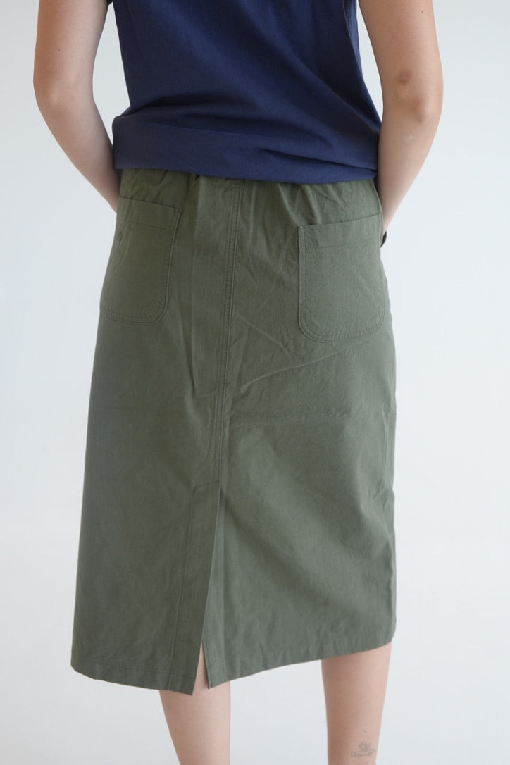 Kappy Cotton Fatigue Skirt