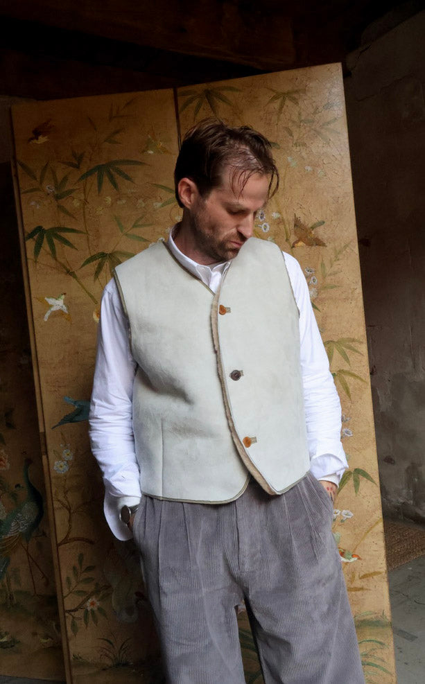 Gråbrodern Bjärges Lambskin Vest