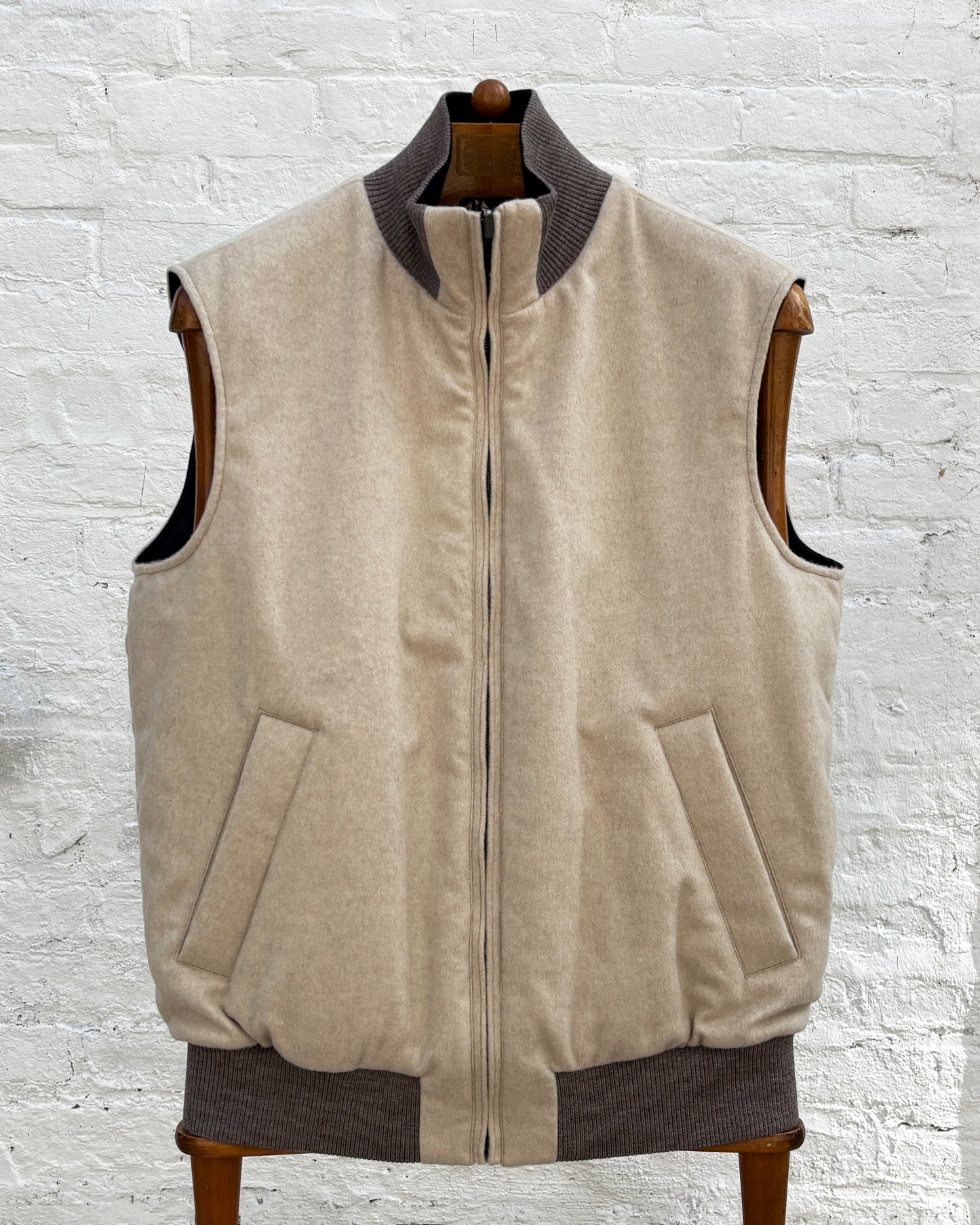 Zerosettanta Studio Cashmere Rider Quilted Vest
