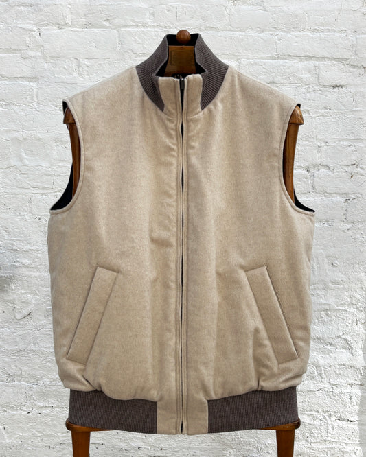Zerosettanta Studio Cashmere Rider Quilted Vest