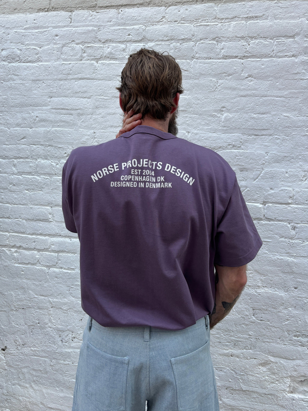 Norse Projects Snekkersten Organic Arch Print T-Shirt