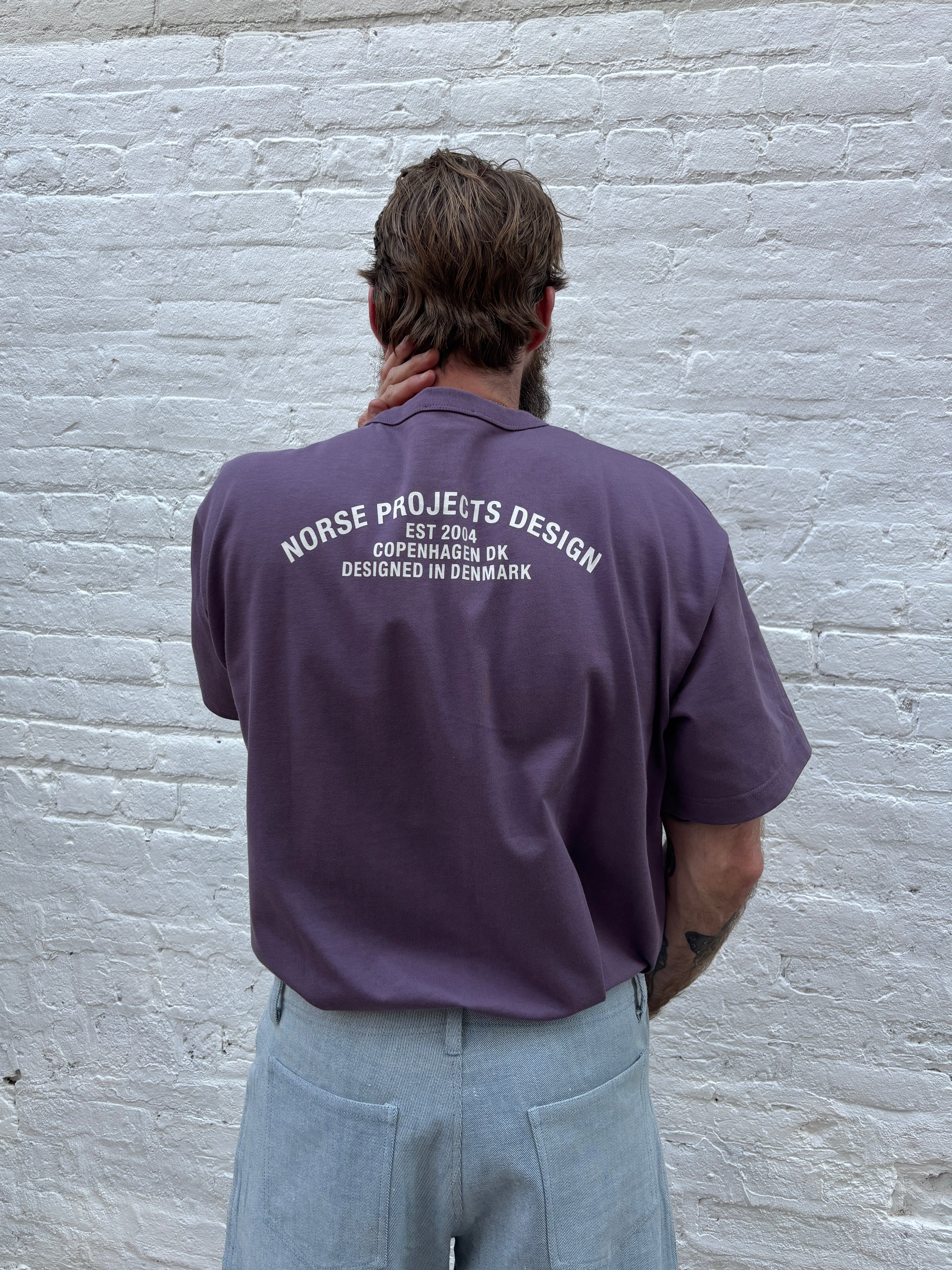 Norse Projects Snekkersten Organic Arch Print T-Shirt