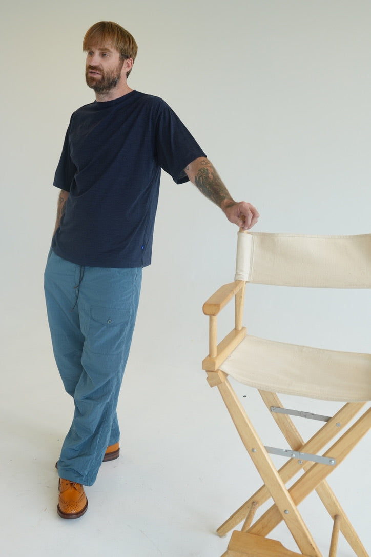 Caledoor Monofilament Ripstop Nylon Wide Easy Trouser