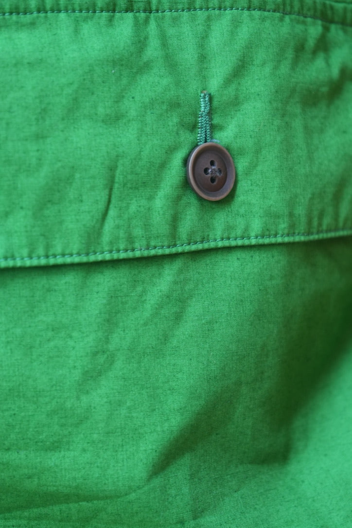 Caledoor Cotton Linen Typewriter Hooded Smock