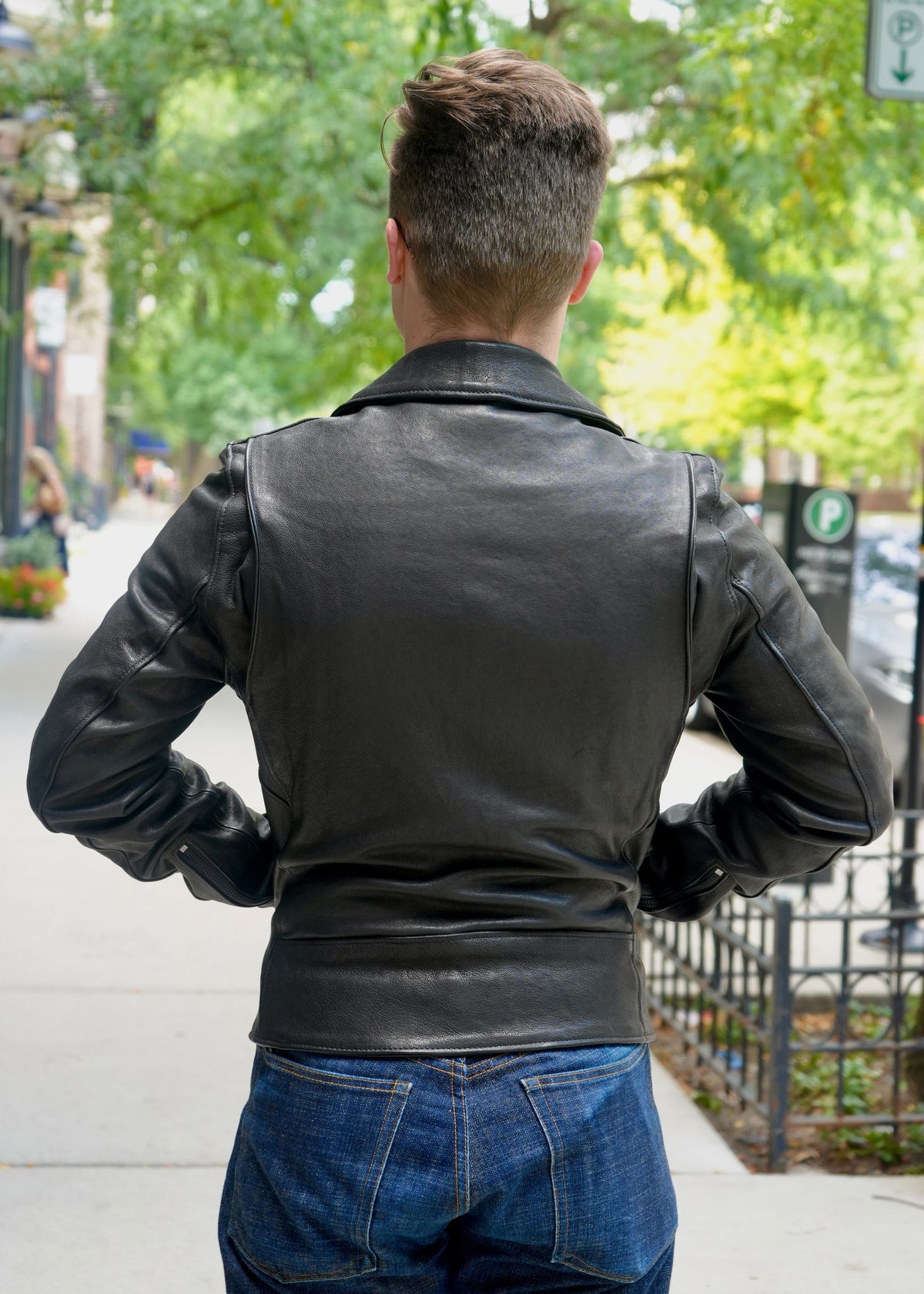 Schott NYC P213 "Raven" Lambskin Jacket