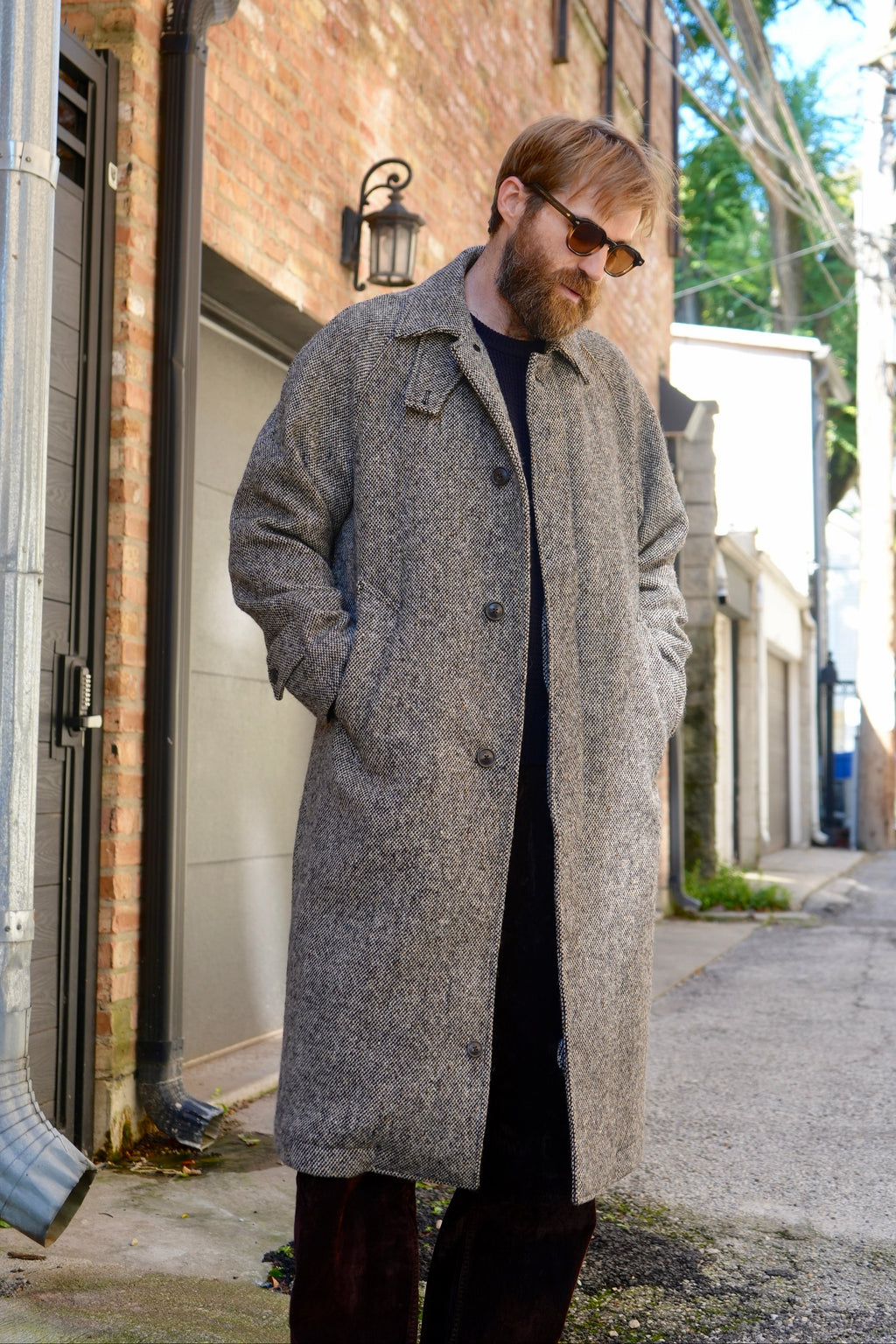Norse Projects Reilstad Donegal Wool Balmacaan Raglan Coat