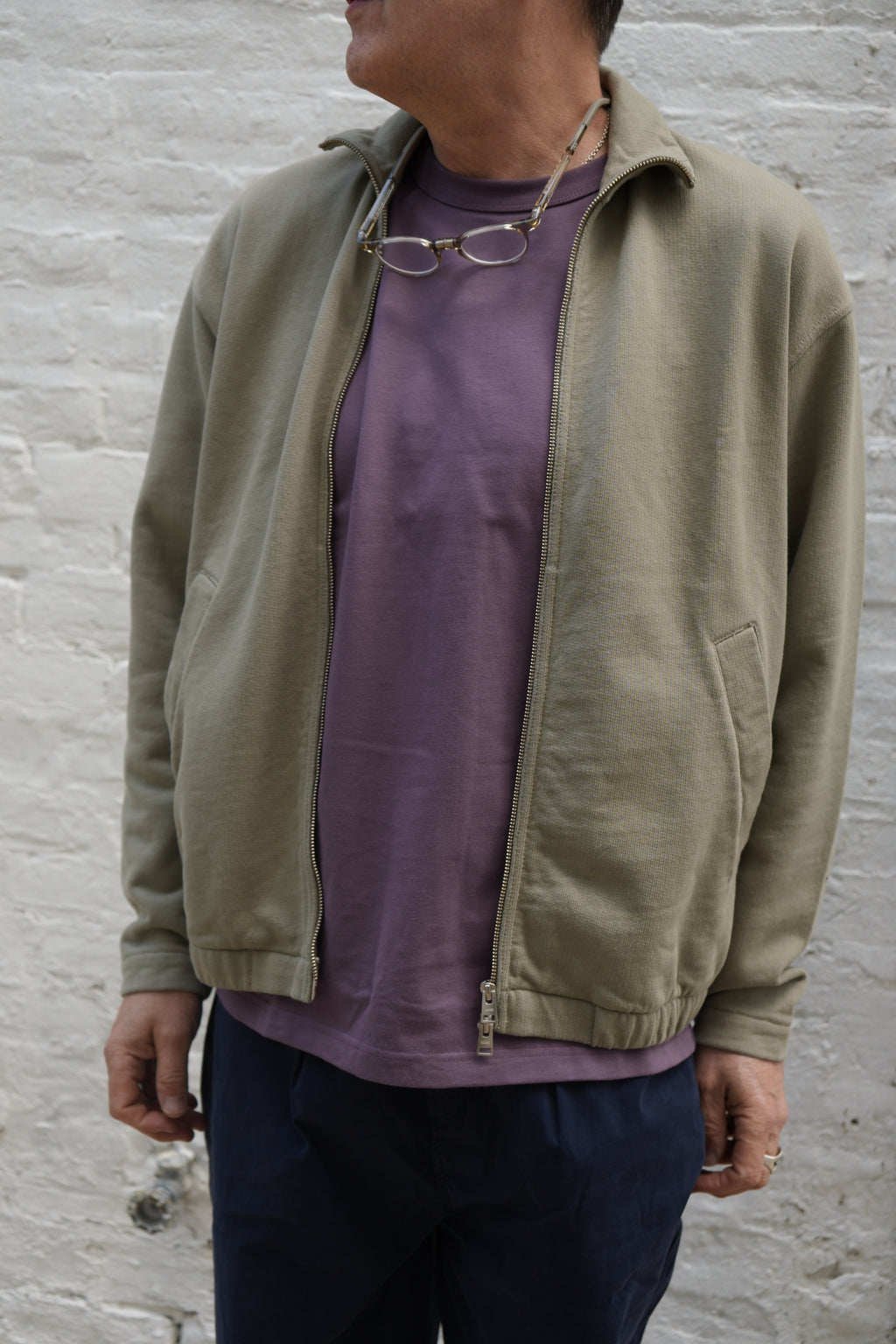 Norse Projects Hornidal Relaxed Organic Loopback Track Jacket