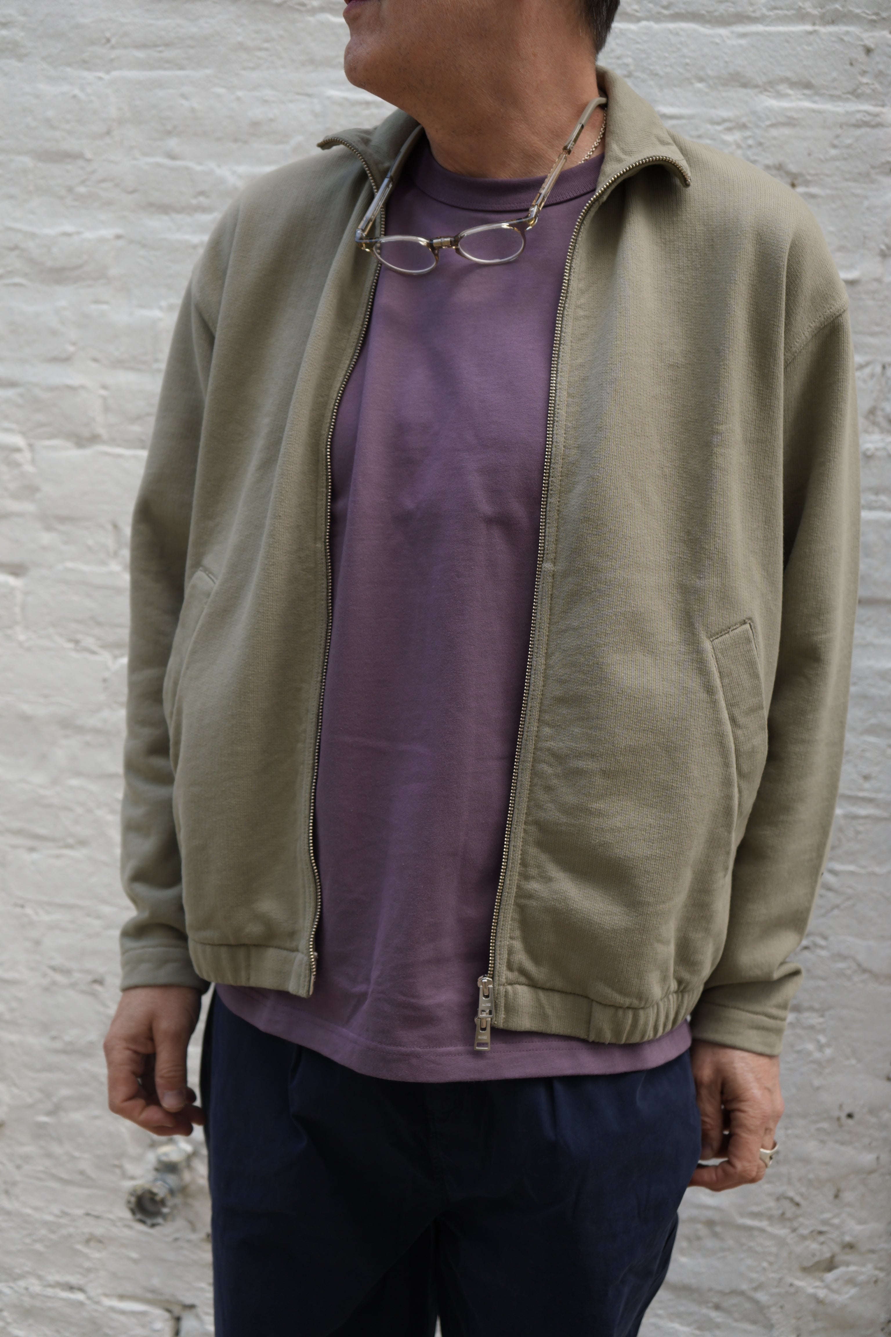 Norse Projects Hornidal Relaxed Organic Loopback Track Jacket