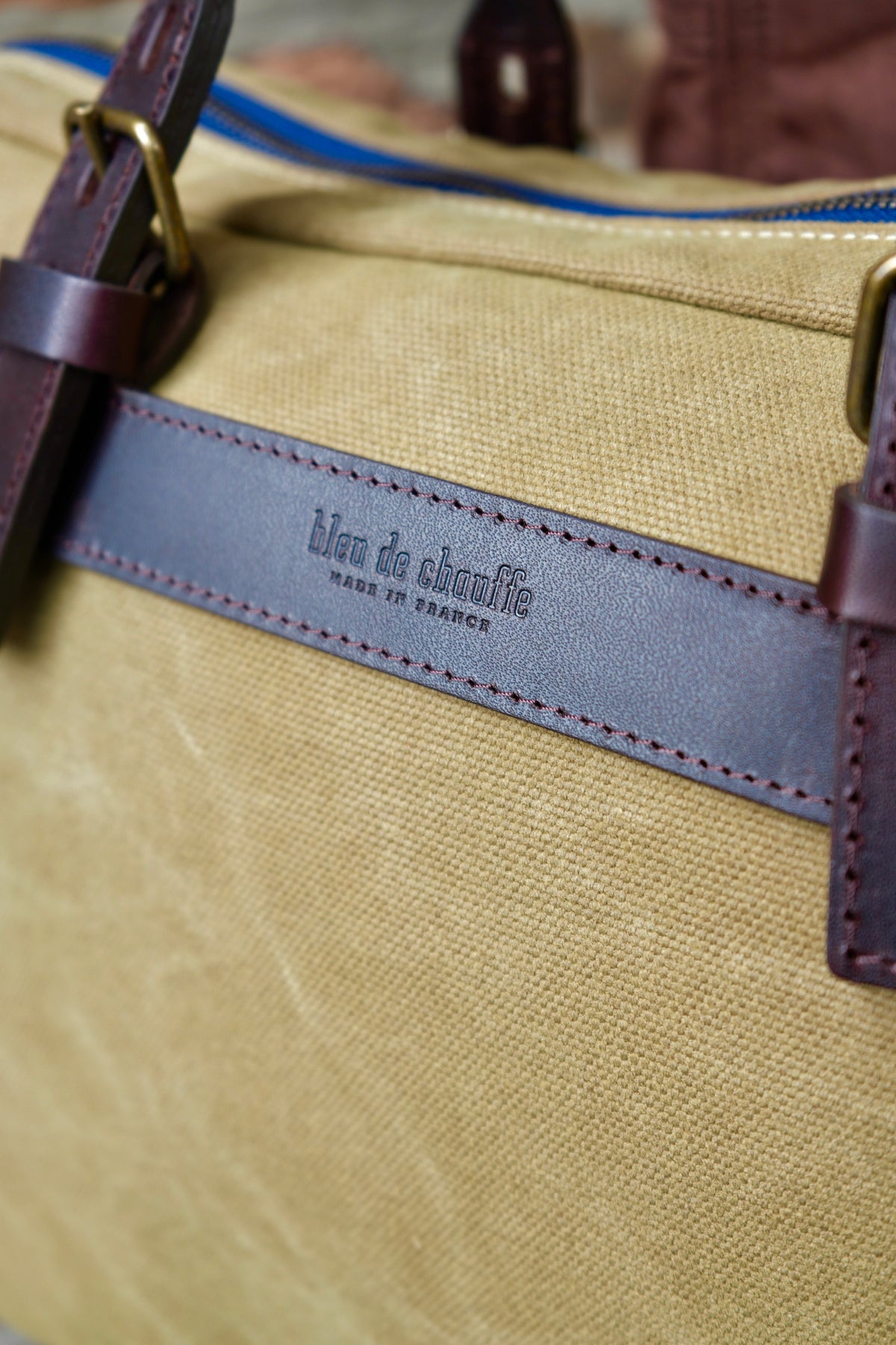 Bleu De Chauffe Ledger Business Bag