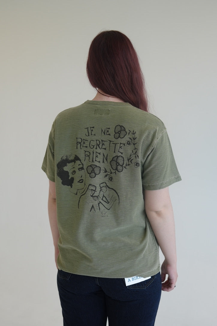 Fleurs De Bagne "Je Ne Regrette Rien" T-Shirt