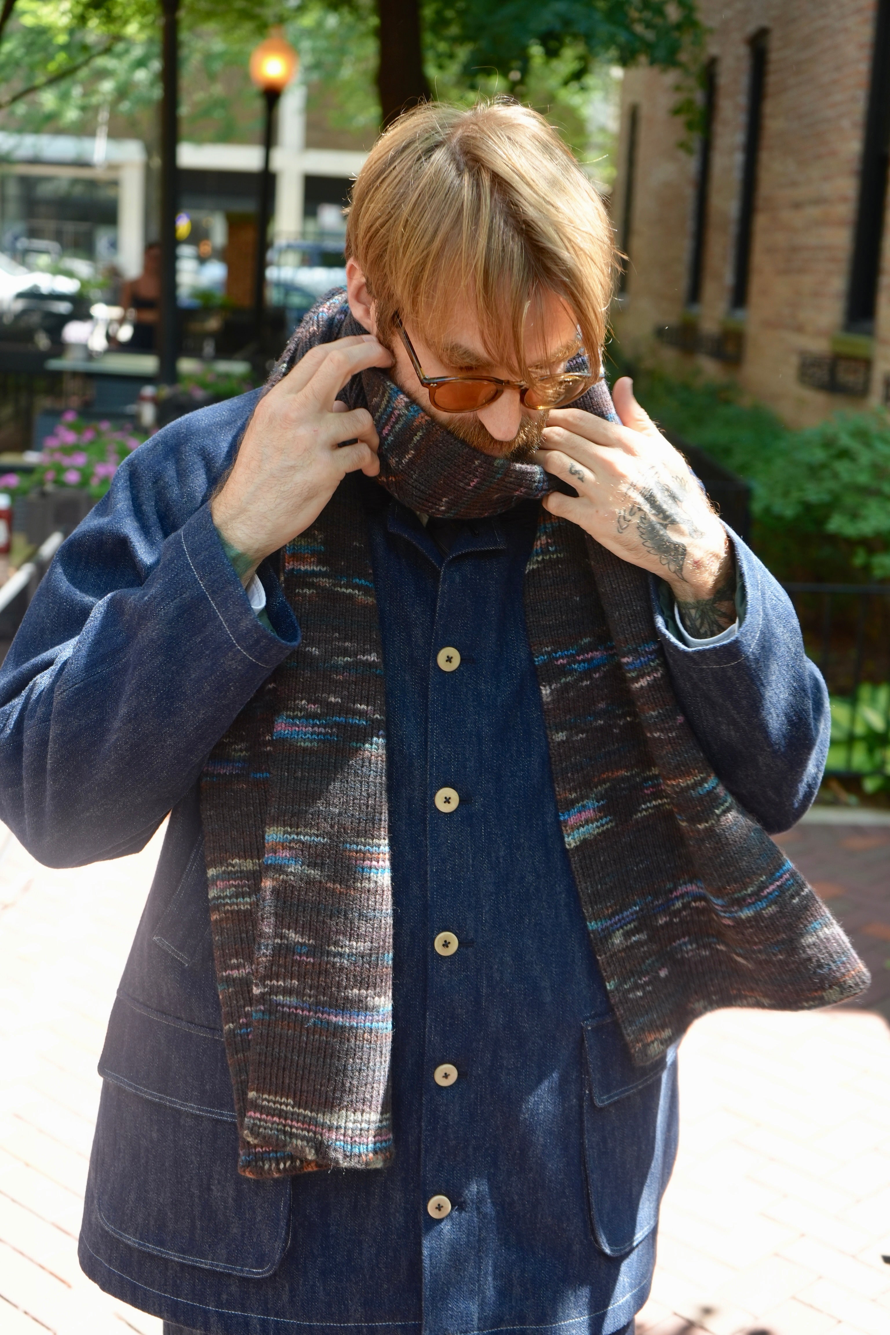 De Bonne Facture Knitted Scarf
