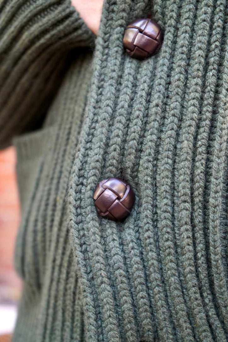 McGeorge Single Breasted Raglan Shawl Cardigan