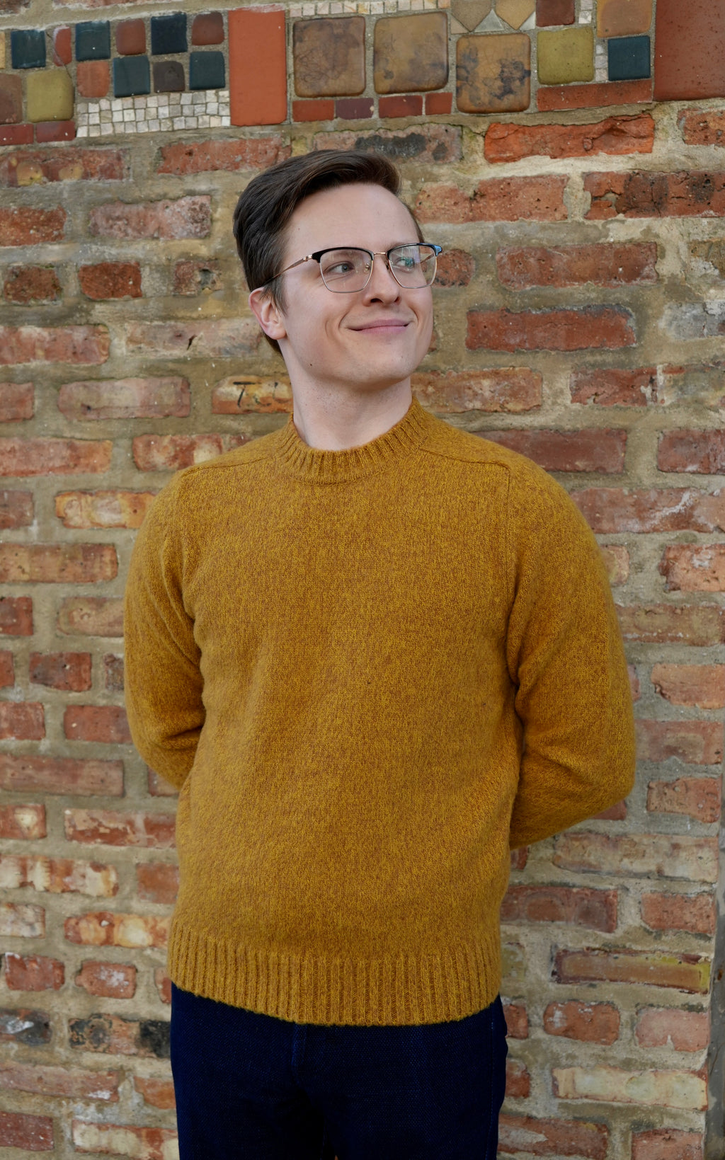 McGeorge of Scotland Saddle Shoulder Crewneck