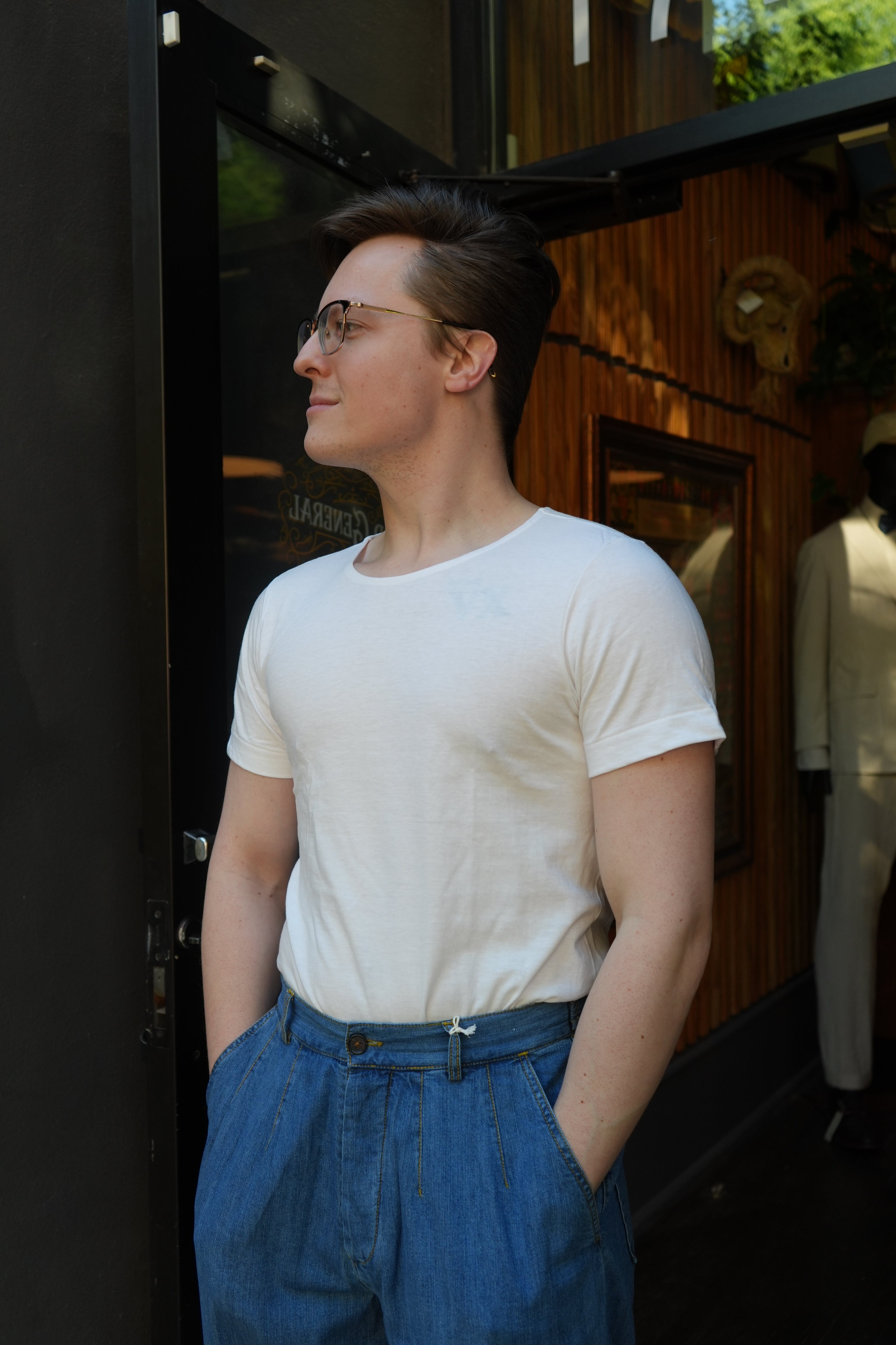 114 Loopwheeled 1920s T-Shirt