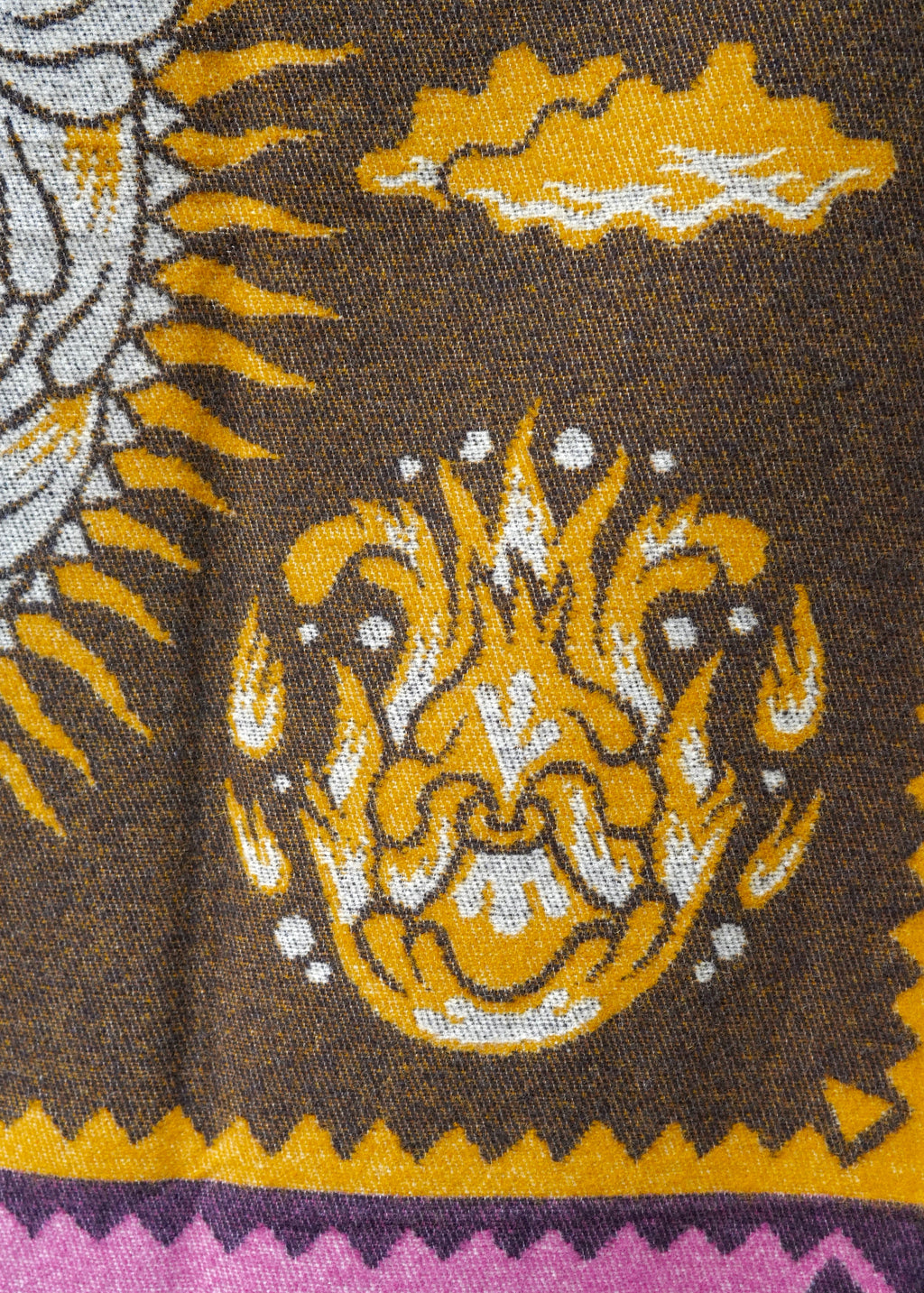 Indigofera The Fifth Sun Wool Blanket