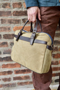 Bleu De Chauffe Ledger Business Bag