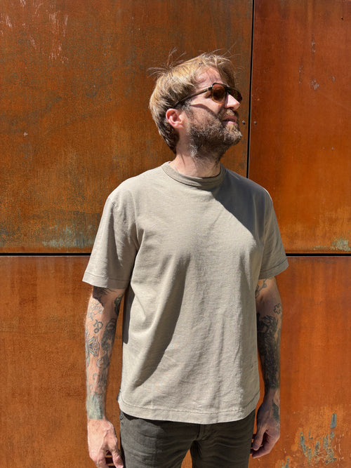 Merz b. Schwanen Sturdy Boxy Fit Cotton-Hemp T-Shirt