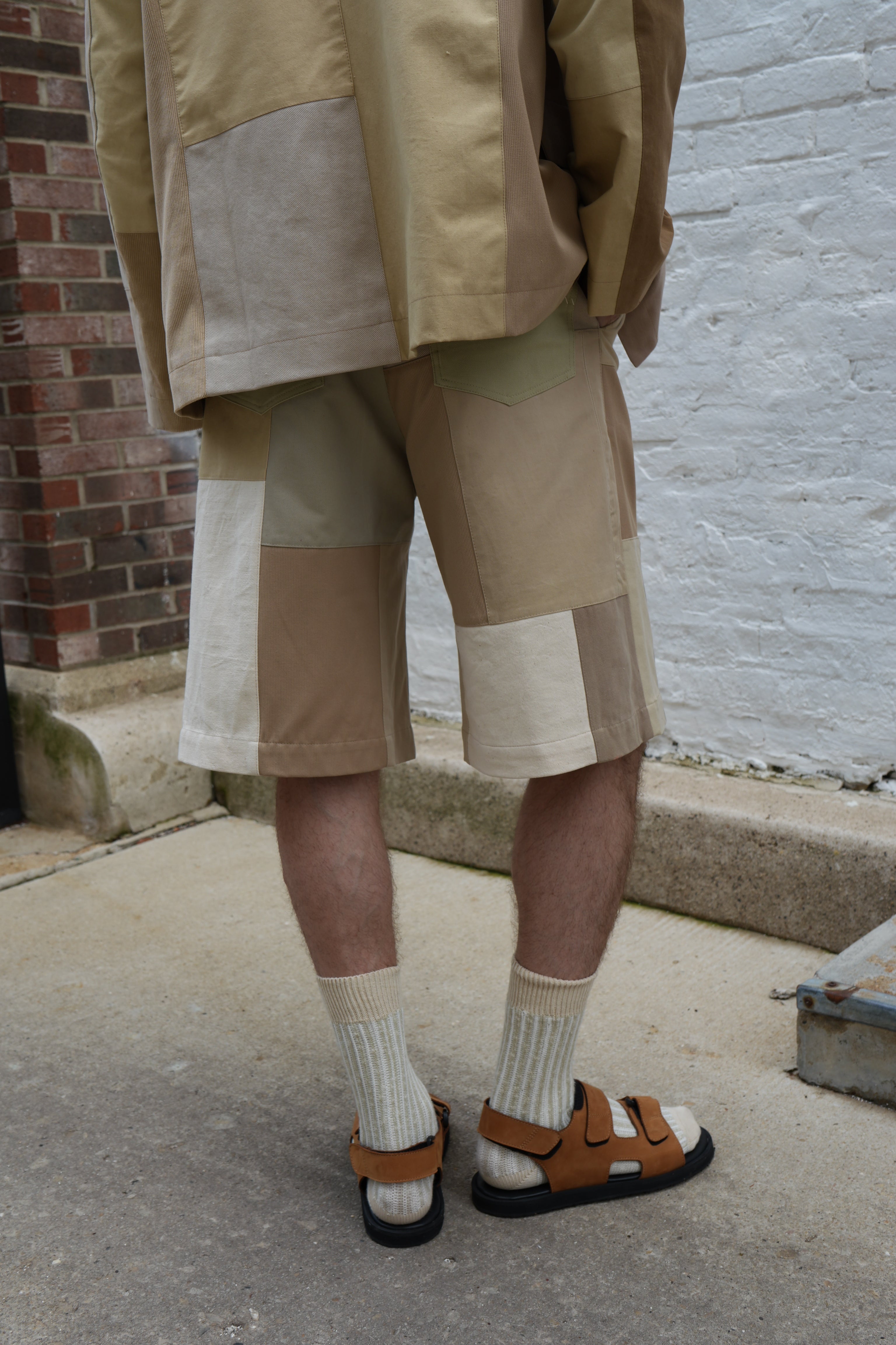 Hul le Kes Pollock Patchwork Shorts
