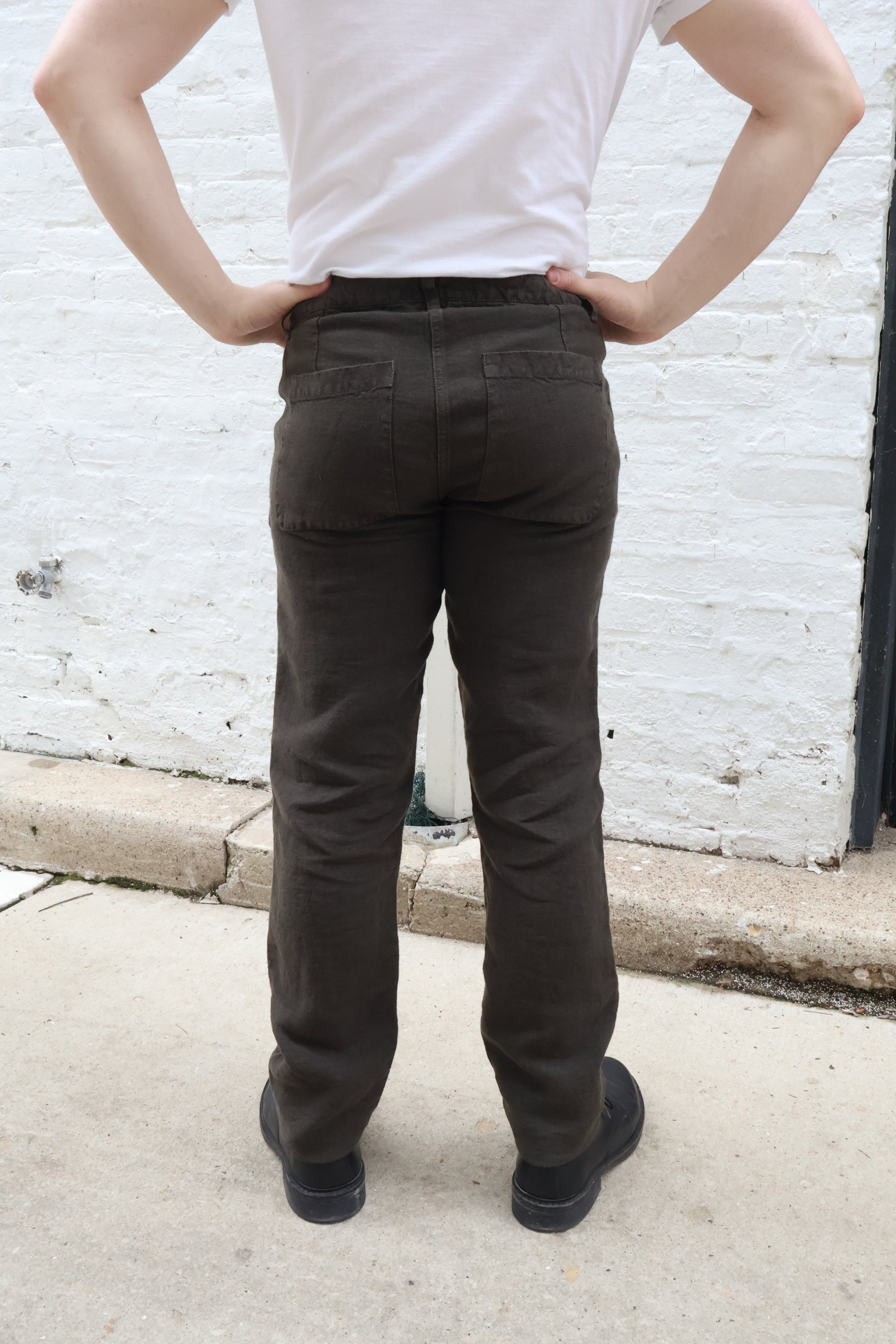 Vetra Heavy Linen Weaved Trousers