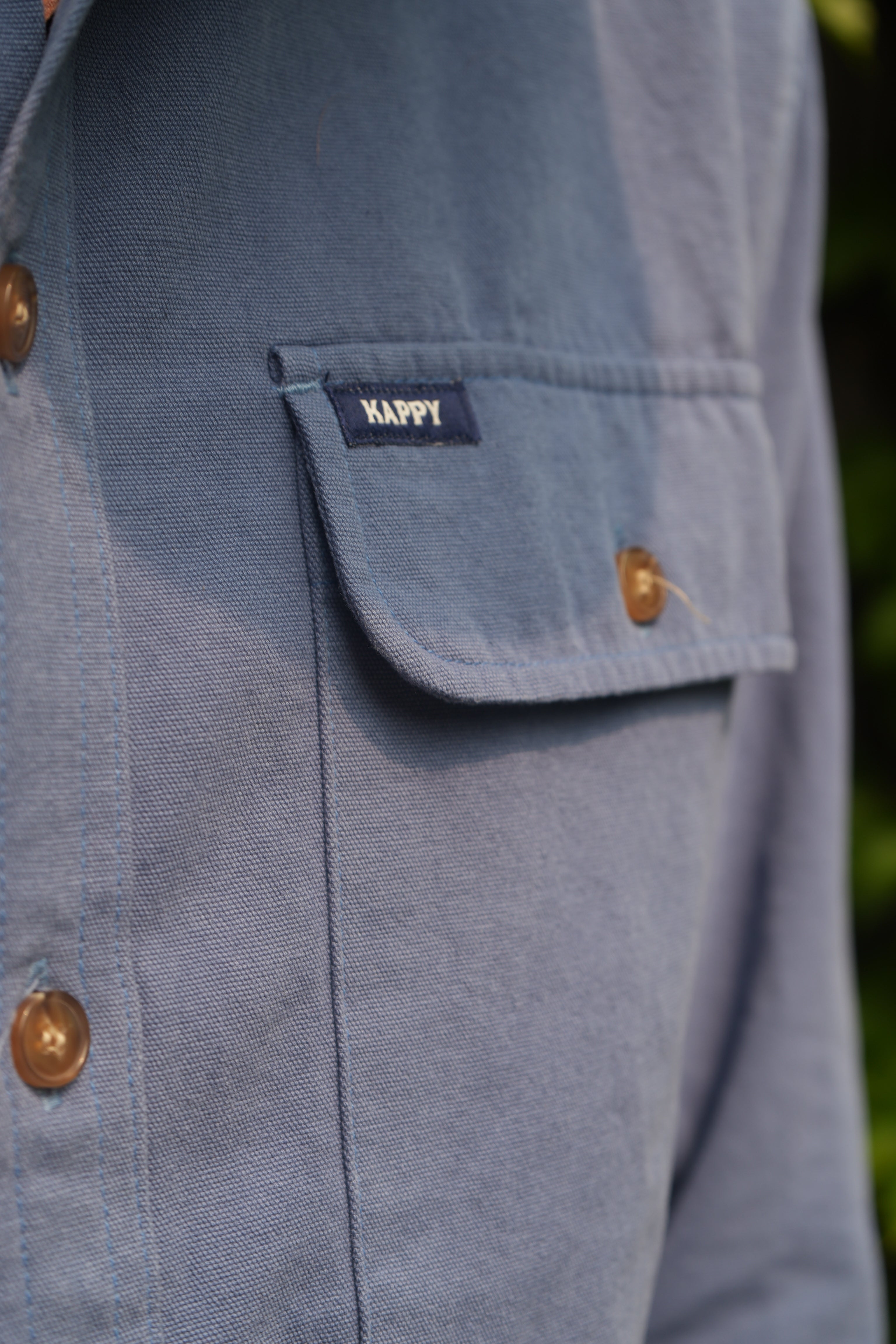 Kappy Canvas Work Shirt Jacket