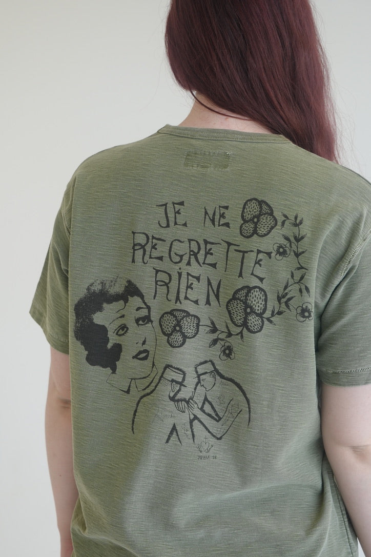 Fleurs De Bagne "Je Ne Regrette Rien" T-Shirt